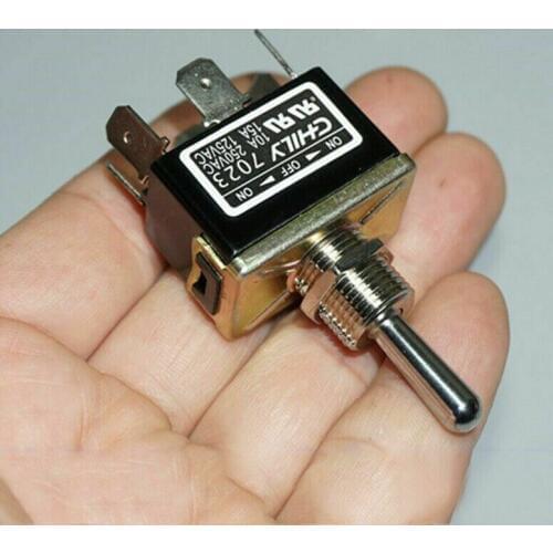 CHILY 7023 Toggle Switch 10A 250VAC 15A 125VAC 6PIN ON/OFF/ON Control Rocker Toggle Switch