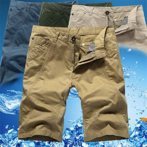 2020 Summer Casual Shorts Newest Fashion Style Cotton Shorts Mens Solid Color Thin Loose short Plus Size 29-44