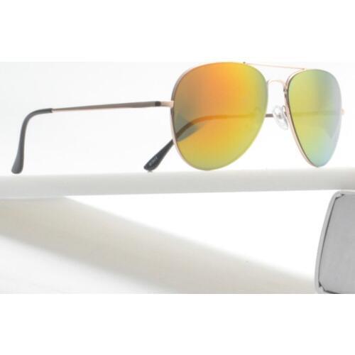 2019 Semi-Rimless Sunglasses Men UV400 Mirror Driving Sun Glasses High Quality Retro Round pilot Sunglasses with box FML