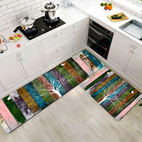 Floor Mat for Kitchen Carpet ART Tree Living Room Mat Kitchen Rug Doormats Area Rugs Bedroom Carpets Water Absorption Doormat