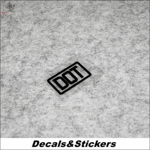 NO.S010 DOT Helmet 3M Reflective Caution Stickers Car Helmet Sticker Waterproof Decals Racing Motorcycle