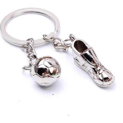 New Soccer Shoes Keychain Sport Key Chain Car Bag Ball Car Pendant Key Ring Holder Gifts For Players Keyring
