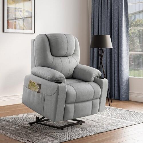 Premium Electric Lift Chair Adjustable Leisure Recliner Chair Leathaire Single Sofa Living Room Chaise Lounges Elderly Gifts