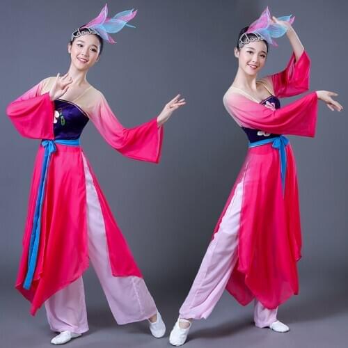 Traditional Chinese Folk Dance Costume for Woman Dance Costumes Yangko Girl Dress Women Yangge Clothing