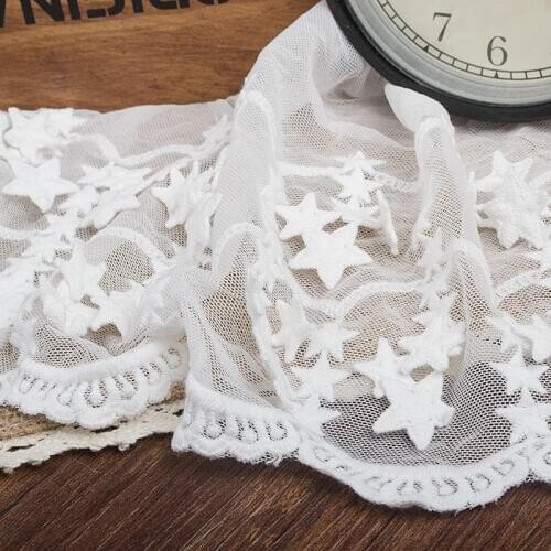 High-quality stars hanging high quality net spend DIY manual/clothing textiles lace embroidery 22 cm X2201