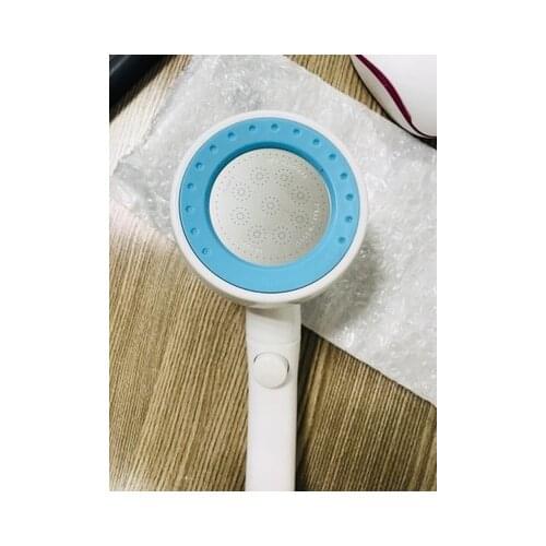 Japanese Style Handheld Bath pressurized Shower nozzle with on-off High quality Rain SPA massage shower head A key to stop water