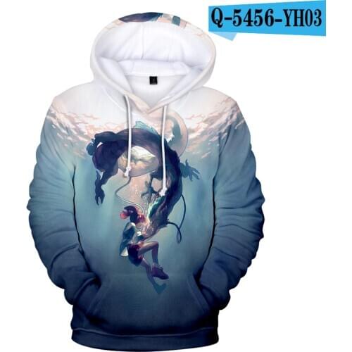 Funny 2 tot 12 Jaar Kinderen Sweatshirt Spirited Away Hoodies Hoodie jongen/meisje Anime EEN Voyage van Chihiro hoodie PlusSize