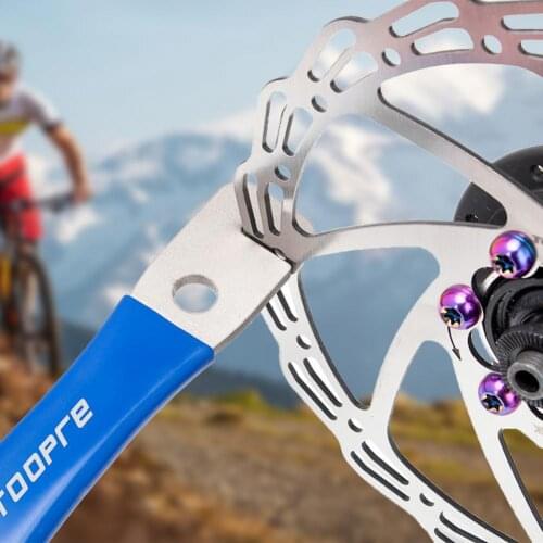 1 pc TOOPRE professional bicycle disc brake rotor wrench, brake pad caliper, disc correction wrench, bicycle adjustment tool
