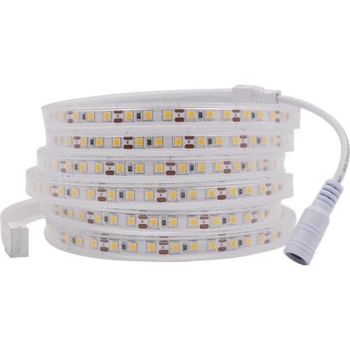 DC 12V 24V 2835 LED Strip 120LEDs/m IP67 Waterproof Natural Warm White 3000K 4000K 6000K Flexible Ribbon Tape LED Light Lamp