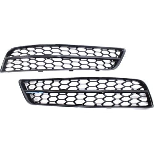 2 pieces of Audi A3 8P 09-13 wear-resistant fog lamp grille stable black front bumper grille Racing Grills