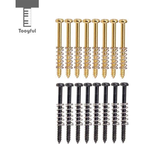 Tooyful 8pcs/set Electric Guitar Humbucker Pickup Screws&Springs for Guitar Bass Parts