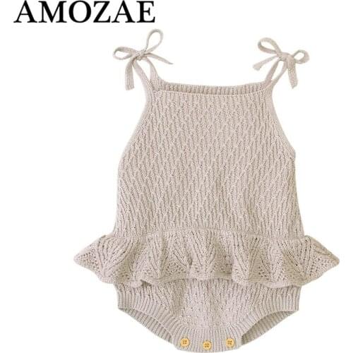 AMOZAE Knitted Bodysuits For Babies