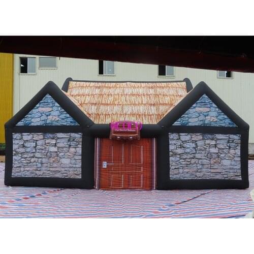 Free air ship to door, 33x17x17ft-10x5x5m customized portable Inflatable irish bar tent, Inflatable Pub for party