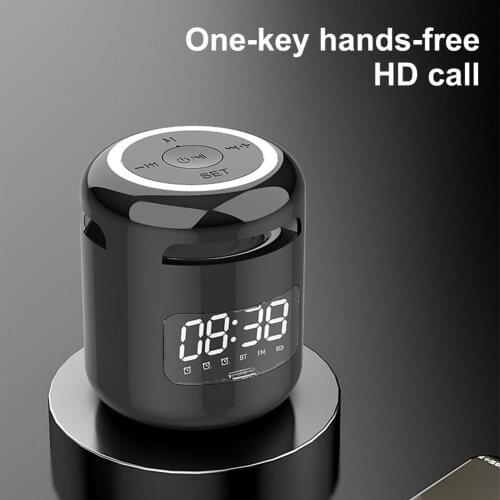 Wireless Loudspeaker Touch Control Multifunctional with Night Light 5.0 Lossless Sound Box Audio Accessories