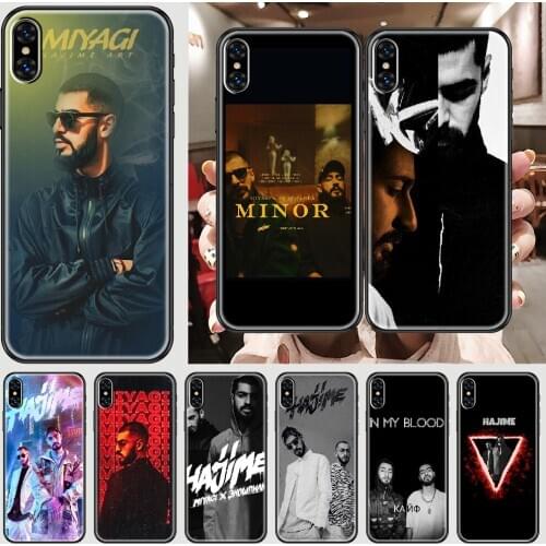 MiyaGi Andy Panda Hajime Phone Case Cover Hull For iphone 5 5s se 2 6 6s 7 8 12 mini plus X XS XR 11 PRO MAX black art hoesjes