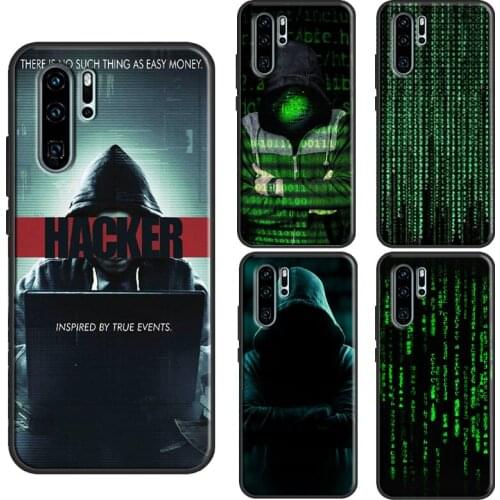 Matrix Hacker Case For Huawei P20 P30 Lite P10 P40 Pro Mate 10 20 Lite 30 Pro P Smart Z 2019 Cover