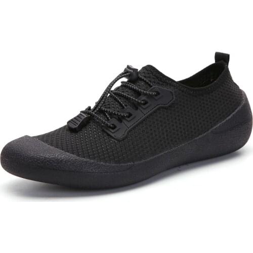 2021 New Fitness Ventilation Shoes Men Flat Rubber Sports Men Shoes Stretch Outdoor Shoes Lightweight Beach Lovers Shoes Walking