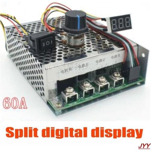 Electronic governor switch DC motor controller 12V24V36V48V forward and reverse digital scale