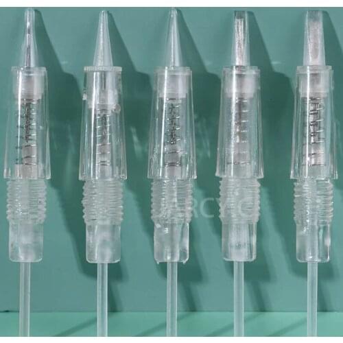 Tattoo Needle Permanent Makeup Cartridge Screw Needles Eyebrow Lips Eyeliner 1D 1R 2R 3R 3F 5R 5F 7R 7F For Tattoo Machine Kit