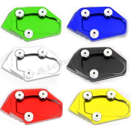 ACZ Motorcycle CNC Kickstand Foot Side Stand Extension Pad Support Plate For Kawasaki GTR1400 Ninja ZX14R ZZR1400 2006-2015