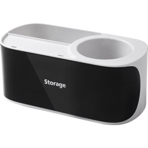 Wall-Mounted Storage Racks No Trace Stickers Creative Suction Cup Hair Dryer Holder Comb Rack Stand Bathroom Supplies