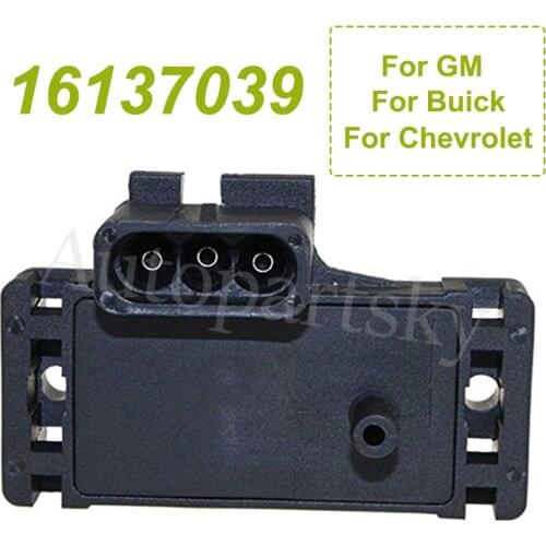New Manifold Absolute Pressure MAP Sensor 16137039 12569240 For Buick For GM For Chevrolet For Cadillac