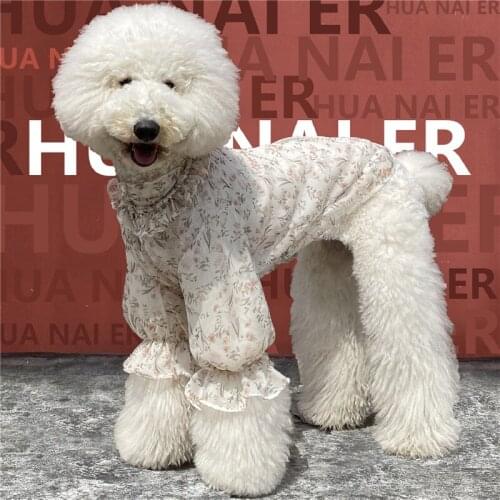 Pets Big Dogs Clothes Giant Poodle Girl Shirt Summer