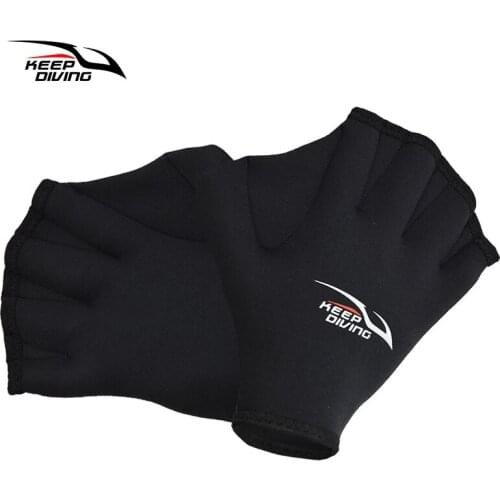 2mm Adult Swim Paddle Swimming Gloves Flippers Flying Fish Webbed Swimmer Training Diving Accessories Surfing Water Ski