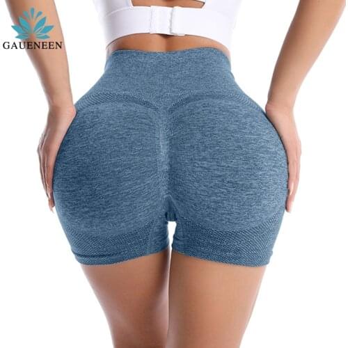 Booty Push Up Sexy Sports Yoga Short Women Summer High Waist Seamless Running Biker Short Leggings Workout Running Shorts Women