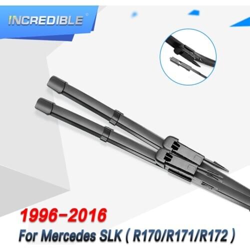 INCREDIBLE Wiper Blades for Mercedes Benz SLK Class R170 R171 R172 from 1996 to 2016 SLK 200 250 300 350 55 AMG CDI