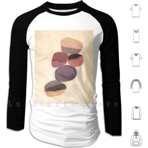Ototeman Hoodie Long Sleeve Cairn Stone Abstract Minimalism Totem R Trickett Rockett Graphics