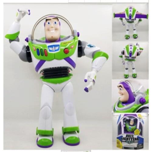 In Stock 30cm New Edition Figure Toy-Story Buzz Lightyears Talking Buzz Action Figure PVC Best toy gift for children