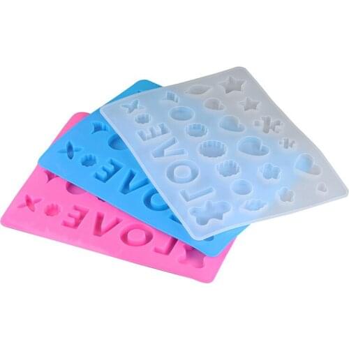 Jewelry Silicone Mold Accessories Jewelry Clay Tools Necklace Pendant Resin Epoxy Mold Chocolate Candy Decorating Tool