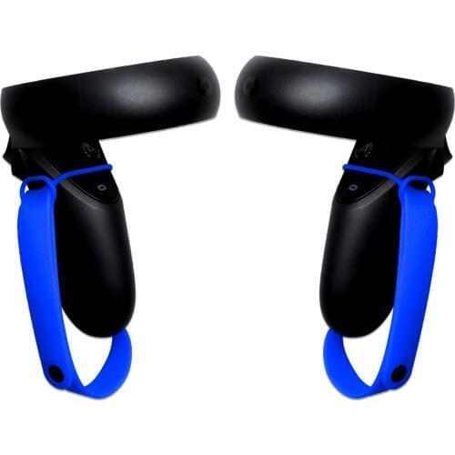 1 Pair Knuckle Straps for Oculus Quest/Rift S VR Controller Soft Silicone Touch Controller Handle Grip Fixing Belt Strap