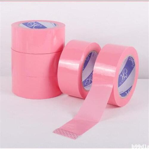 1 Roll Cute Pink Tape Color Transparent Tape Vegetable Tape Wholesale Packing Tapes Plant Tie Tool 1.8cm/2.4cm/4.8cm/6cm X 60m