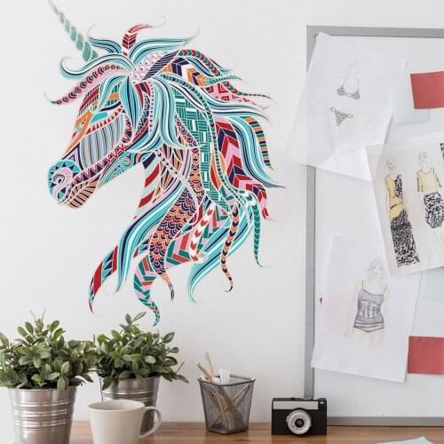 1pcs/set Stickers DIY Cute Stickers Children Puzzle Games DO JOY Unicorn Cow OX Animal Dinosaur Assemble Toys For Girls Training