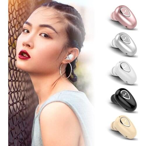 1Pc Mini In-ear Wireless Bluetooth Earphone Sports Stereo Headphone with Mic Sports Waterproof Earbuds Headsets With Microphone