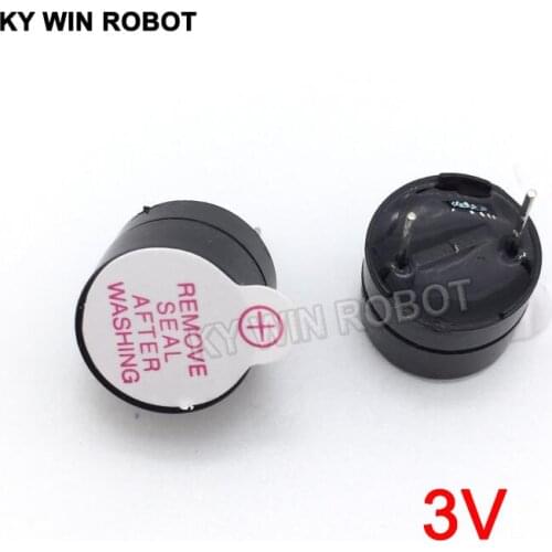 10pcs 3v Active Buzzer Magnetic Long Continous Beep Tone Alarm Ringer 12mm MINI Active Piezo Buzzers Fit For Arduino Diy Electro