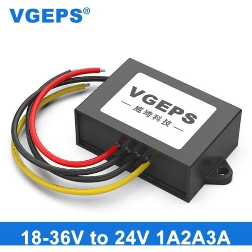 18-36V to 24V DC voltage regulator 24V to 24V car converter 24V to 24V power supply DC-DC module