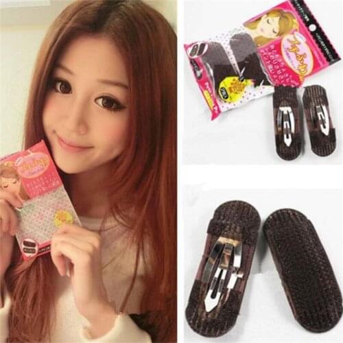 2 PC/Set Fluffy BB Hair Clip For Women Hair Fluffy Mat Roots Pad Sponge Hair Care Stereotypes Styling Tools Wholesale