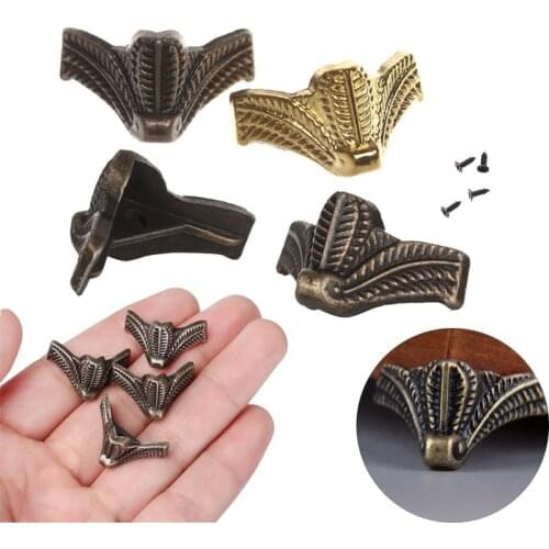 4pcs Floor Protector Couch Zinc Alloy Home Cupboard Office Furniture Table Legs Practical TV Cabinet Sofa Foot with Screws