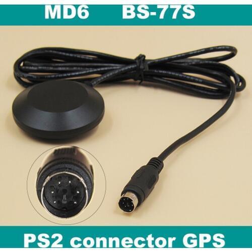 9600 baud rate RS232,MD6 PS2 male connector RS-232 GPS receiver,FLASH, IPC GPS module antenna,BS-77S, replace BR-355S4