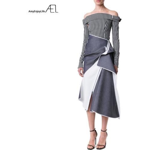 Модные джинсовые платья Amyenjoylife China At AliExpress