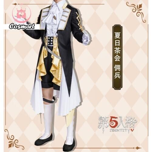 Anime Identity V Naib Subedar Tea Party Uniform Cosplay Costume Halloween Suit For Women Outfit New 2020