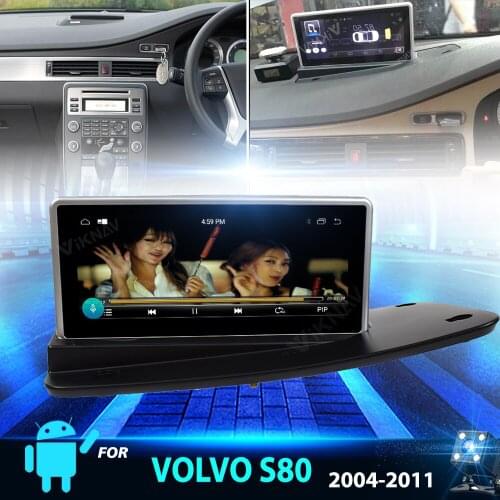Built in carplay Android Car Radio for Volvo S80 2004-2011 GPS Navigation multimedia Player Touch HD Screen Head Unit