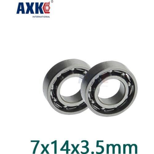 Axk Factory Direct Sale 10pcs/lot 687 618/7 1000087 L1740 High Quality Open Deep Groove Ball Bearings 7x14x3.5mm