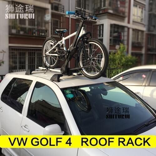 For VOLKSWAGEN GOLF 4 IV Jet.ta IV Bora Variant Roof Bar Car Special Aluminum Alloy Belt Lock Led Shooting RACK CORSS Rack