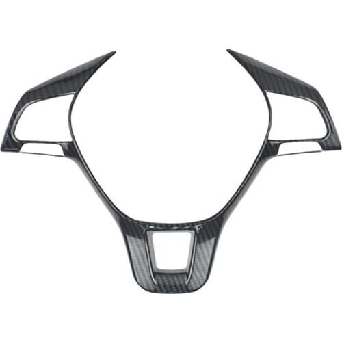 Car Steering Wheel Cover Carbon Fiber Steering Wheel Decorative Frame For Golf 7 MK7 POLO- 2014-2016 MK6 2017