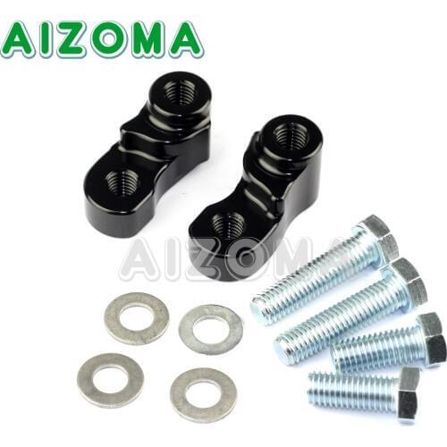 Black 1" Rear Adjustable Lowering Sets Motorcycle Aluminum Lowering Kit For Harley Sportster 883 1200 2005-2015