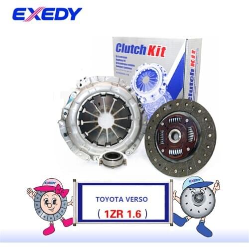 For Toyota Verso 1ZR 1.6 ORIGINAL Clutch Disc Clutch Plate Bearing Clutch Kit Set Three Pcs Set